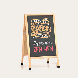 Chalkboard A-Frame Signs