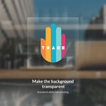 make the design transparent