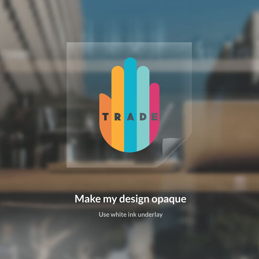 make my design opaque