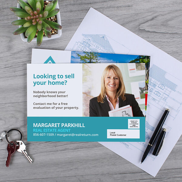 Real Estate Postcard