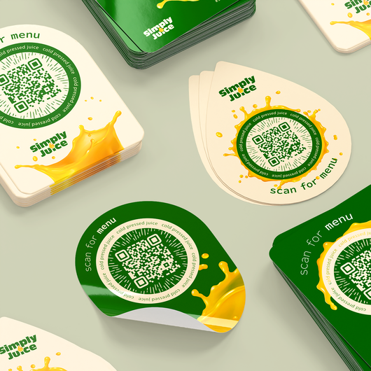 Custom QR Code Stickers