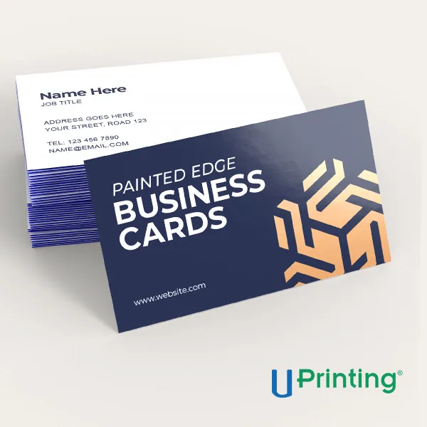 Painted Edge Business Cards