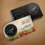 Single Rounded Corner Business Cards