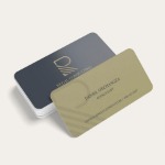 Slim Rounded Corner Business Cards
