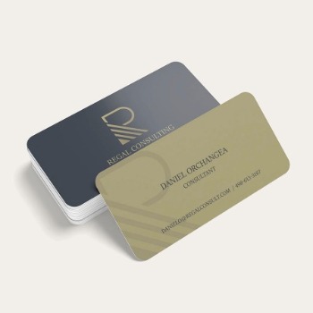 Slim Rounded Corner Business Cards