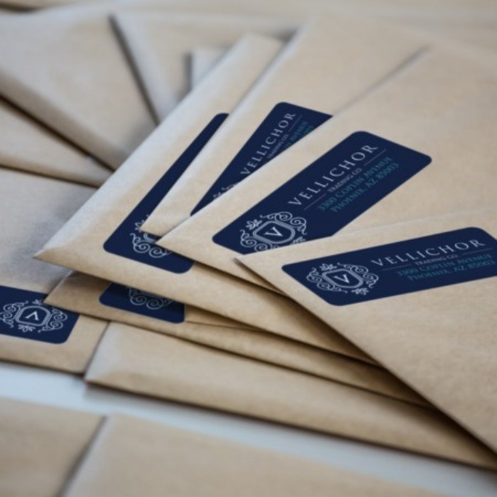 address labels on envelopes