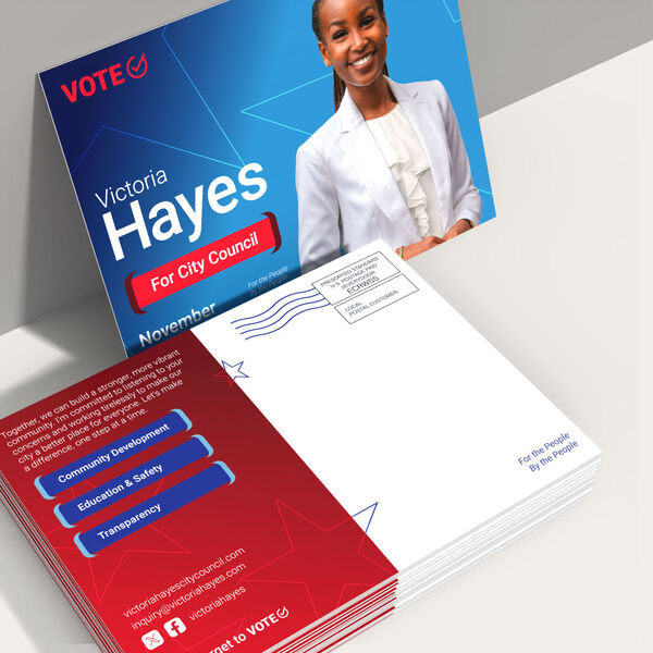 Political Campaign Postcard