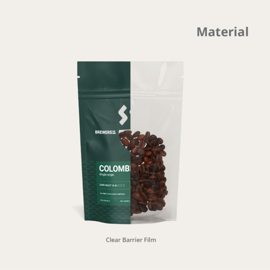 Stand Up Pouches Clear Material