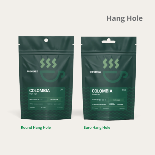 Stand Up Pouches Hang Holes