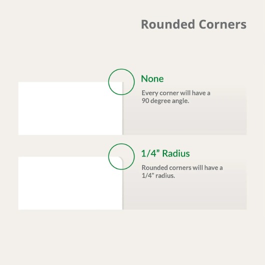 rounded corners