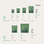 Stand Up Pouches Size Comparison