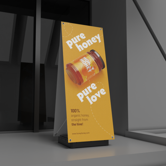 Outdoor X Banner Stand