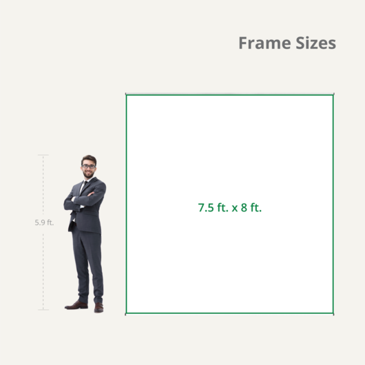 retractable and collapsible backdrop