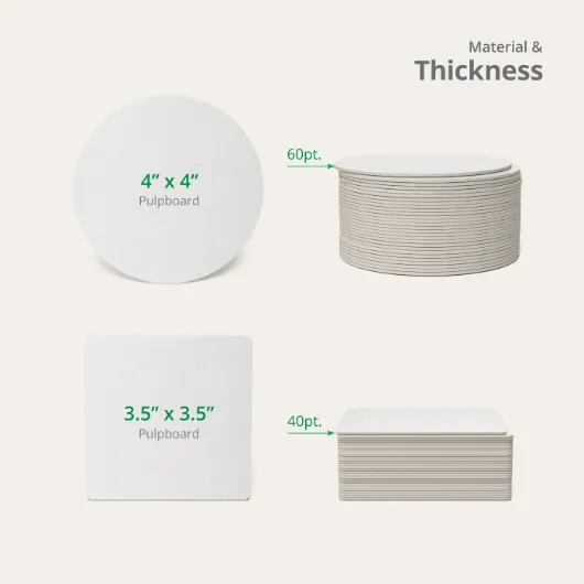 Material and Thickness