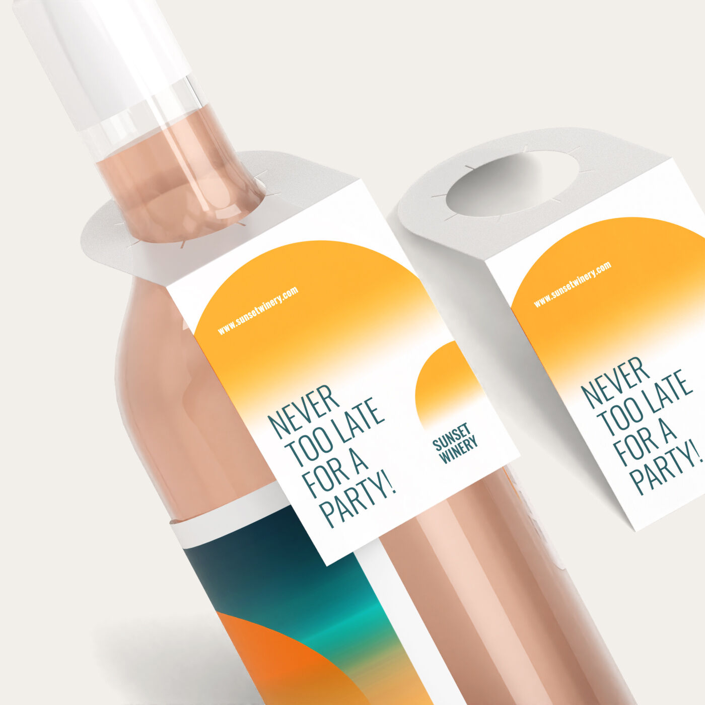 Bottle Neck Hang Tags