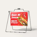 Metal Rod A-Frame Signs