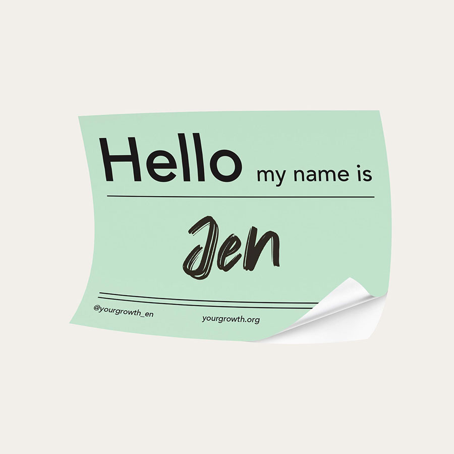 Adhesive Name Tags UPrinting com