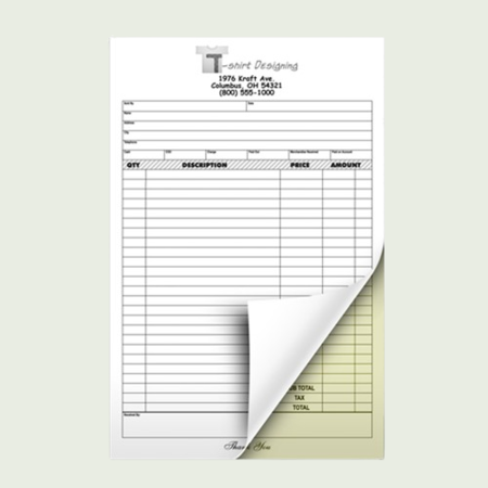 Carbonless Form