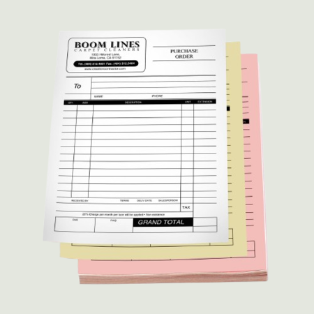 3 Form Carbonless Form
