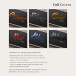 Foil Flyers Foil Colors