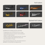 Foil Colors