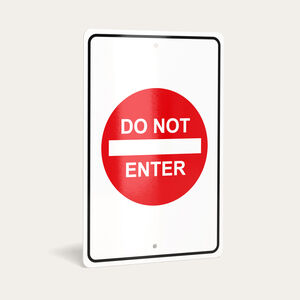 Do Not Enter