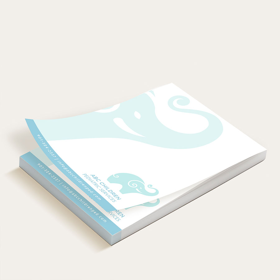 custom printed office notepads