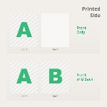 Foil Flyers Printed Side