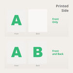 Metallic Flyers Printed Sides