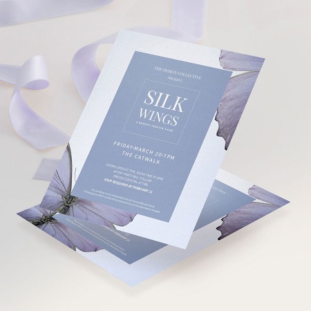 Silk Flat Invitations