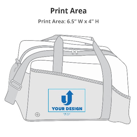 Center Court Duffel Print Area