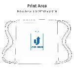Clear Game Drawstring Backpack Print Area