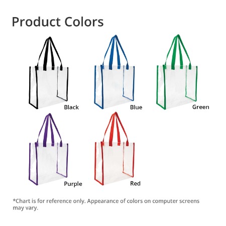 Clear Game Tote Product Color