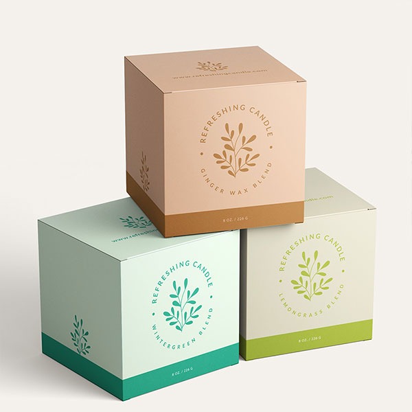 3 candle gift boxes