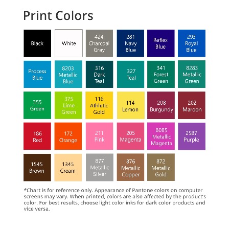 Guard Pen Print Colors