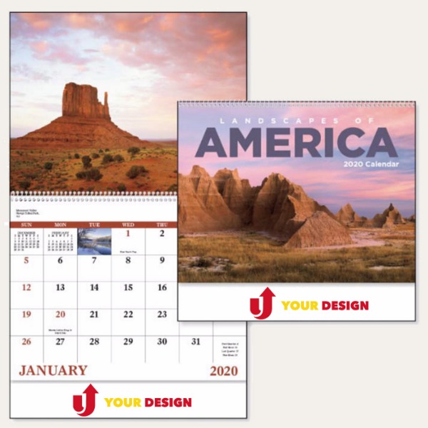 Landscapes of America English - Spiral