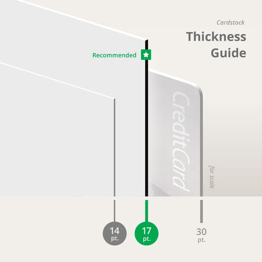 Folded Thank You Cards Thickness