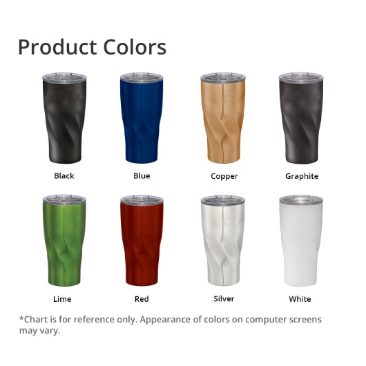 Hugo Copper Vacuum Insulated Tumbler 20oz Product Colors