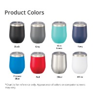 Corzo Copper Vacuum Insulated Cup 12oz Product Colors