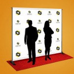 Louis V inspired Backdrop - Step & Repeat - Designed, Printed & Shippe –  Banners by Roz