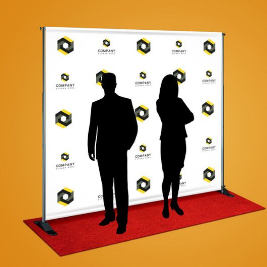 Step and Repeat Banner with Logo