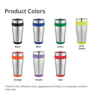 Carmel 16oz Travel Tumbler Product Colors
