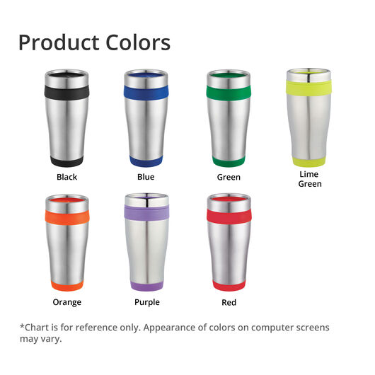 Carmel 16oz Travel Tumbler Product Colors