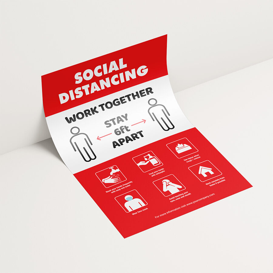 social distancing posters