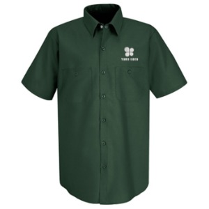 Men's Half Sleeve Industrial Red Kap Work Shirt