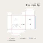 Dispenser Box Tuck Bottom