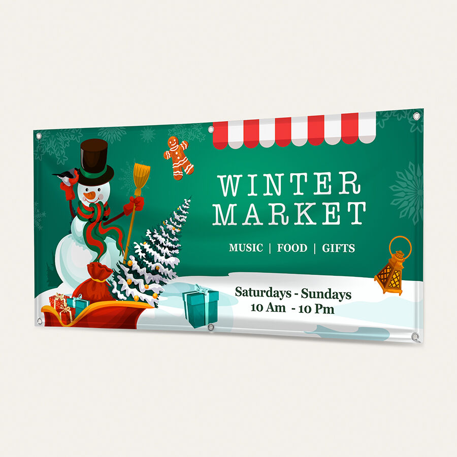 holiday vinyl banners