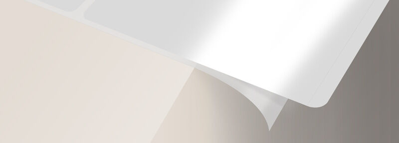 White BOPP Label