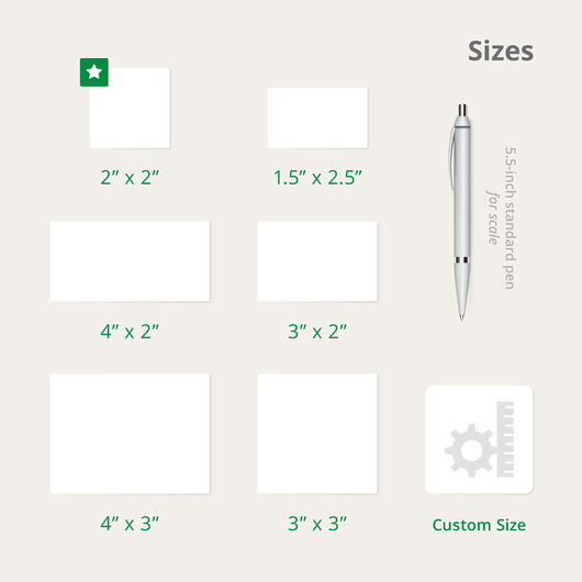 Sticker Sizes