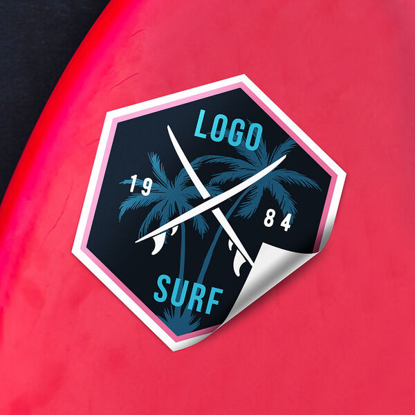 Transparent Logo Sticker Printing Logo Sticker Printing Best Shape To ...